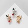 Brooch "Flower" snowdrop with God's cow, color mix (indivisible packing 12 pcs., Price per pcs.)
