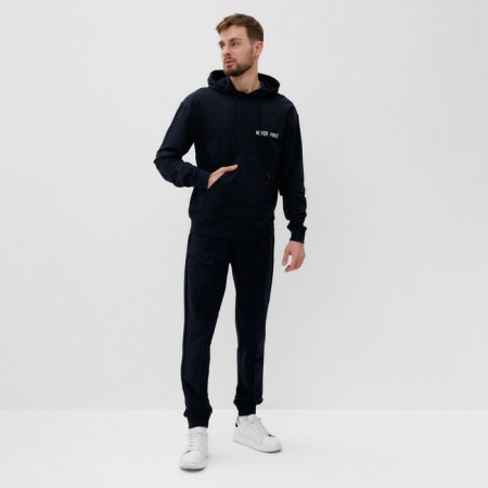 Male sweatshirt Diromm size 52, blue color-1