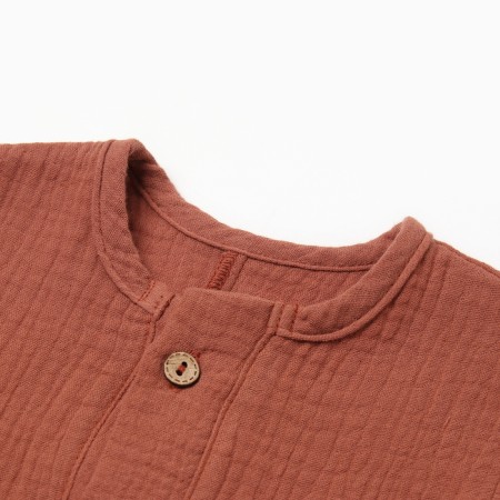 Kombineson Kroshka I'm Muslin, 62-68, Chocolate-1