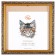 Photo frame plastic 35x35 cm, gold (plastic screen)