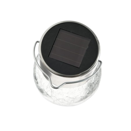 Garden lamp on the sunny battery "Light bulb", 7 × 9 × 7 cm, 1 LED, glow RGB-7