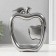 Souvenir Ceramics "Abstraction. Apples" silver 17x5.5x20.5 cm