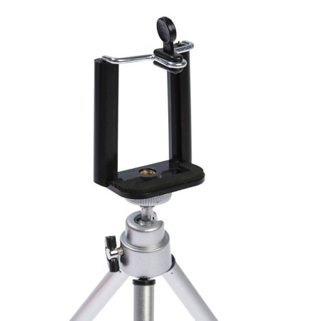 Luazon tripod desktop, for phone, 18 cm, silver-4