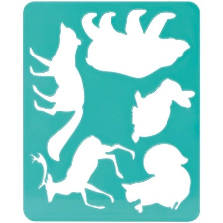 Drawing stencil "Forest Beasts", euro suspension