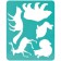 Drawing stencil "Forest Beasts", euro suspension
