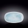 Wilmax England Coral Blue Super Ellipse dish, size 30.5x18 cm