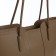 Bag Female Tout with zipper, beige color