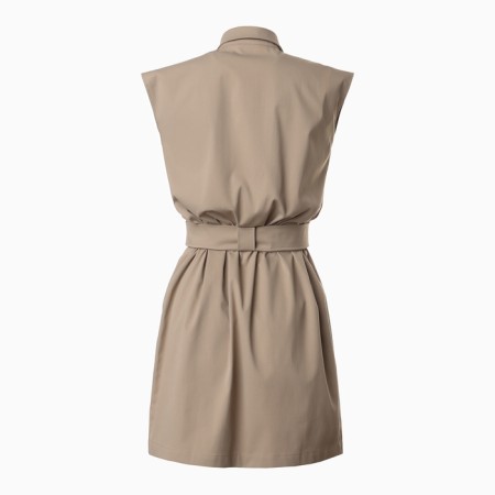 Women's dress Minaku: Safari Mini Beige Color, Rr. 48-10