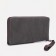 Male purse with lightning, department for bills, for cards, for coins, brown color