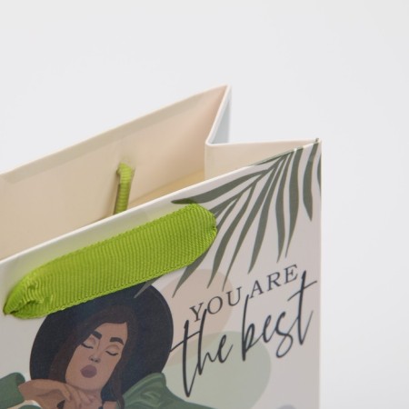 Gift package laminated, packaging, “you are the best”, rainbow holography, S 12 x 15 x 5.5 cm-4