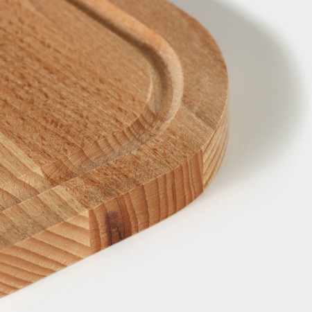 Greeter board for feeding and serving "ax", 40 × 15 × 1.6 cm, beech-4