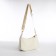 Bag Women's Baget with a zipper, milk color