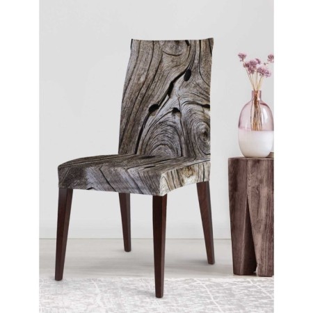 Czech for the chair "Wooden pattern", decorative, velor
