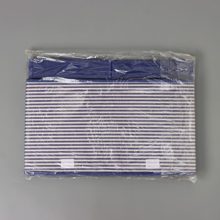 Stelly box for storage "stripes", 44.5 × 30 × 24.5 cm, blue color-8