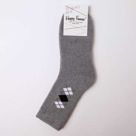 Socks male terry, gray color, size 27-29-2