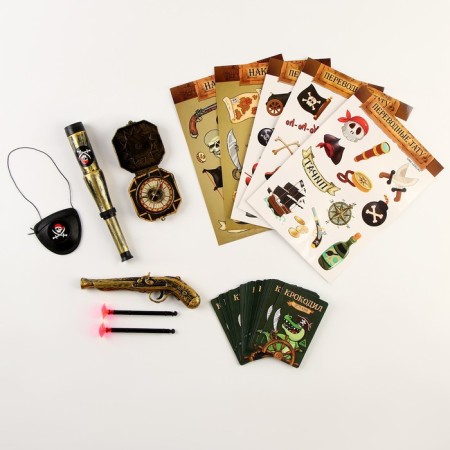 Carnival set "Pirate Party" with a crocodile game-4