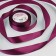 Satin tape, 25 mm × 23 ± 1 m, eggplant color No. 252