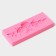 Mold Dolyana "Desire", silicone, 5 × 11.5 cm, pink color