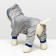 Combineson for animals, without lining, 2xl (DS 34-36, Osh 34-36, OG 44-48 cm), gray