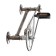 Sconces "bicycle" E27 40W black 59x19x30cm