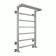 Terminus water heated towel rail "Contour" P7, 500x800 mm, lower connection, chrome