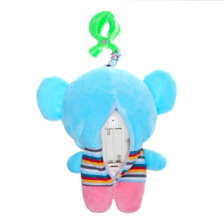 Musical toy for sleeping "Zapshka: elephant", sound and light effects, with a suspension-3