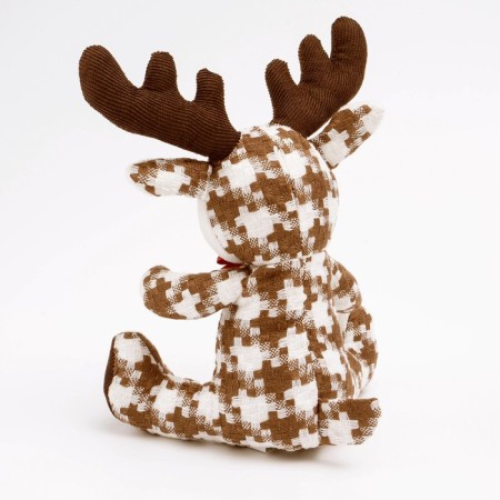 Soft toy "Deer", 25 cm, brown color-3