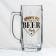 Glass mug for beer "Hamburg. Chirz ", 330 ml, Mix drawing
