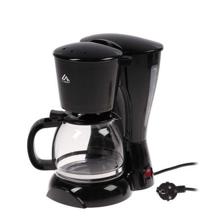 Coffee machine Luazon LKM-654, drip, 900 watts, 1.2 l, black-3