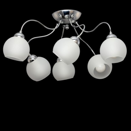 Ceiling chandelier Citilux "Luciana" CL147161, 62x62x29 cm, 6x60W, E14, color gray-1