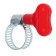 Chervyki clamp with the "lamb" Zein, through shock, diameter 11-20 mm, galvanized