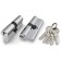 The cylinder mechanism 100 ZA 90 mm (40.10.40) CP, 5 cl., Color Chrome