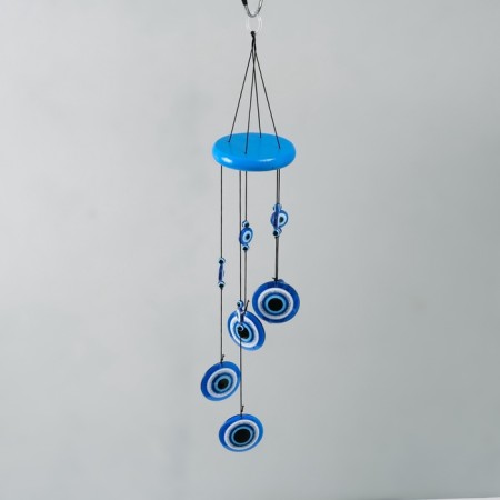 Wind music plastic from the evil eye "Nazar" 48 cm-1