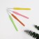 A set of hooks for knitting, D = 2-3.5 mm, 14 cm, 4 pcs, colorful color
