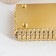 Rectangular tray "Leonardo", 25.5 × 14 × 3.5 cm, gold color