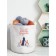 Textile bag “Snow in the forest”, for storing things and toys, size 30x30 cm, 18.9 liters