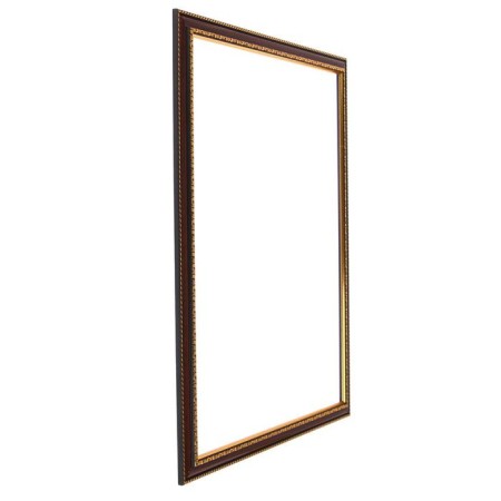 Frame for paintings (mirrors) 40 x 50 x 2.8 cm, plastic, calligrata 6448, cherry with gold-1