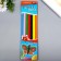 Color corrugated cardboard d/quilling 10 mm., 42 stripes, 205 g/m2, 7 colors