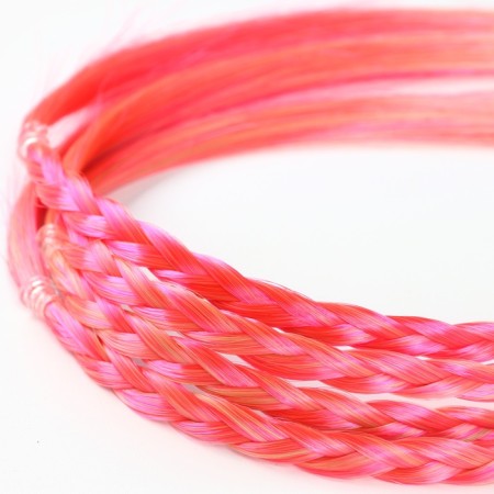 Hair strand on elastic band, 40 cm-5