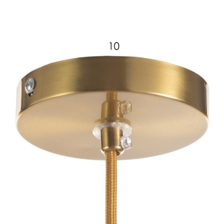 Bayerlux lamp "Javier" E14 40W gold-amber 15x15x35-185 cm-4