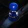 Ashtray for a Torso car in a backlight, blue