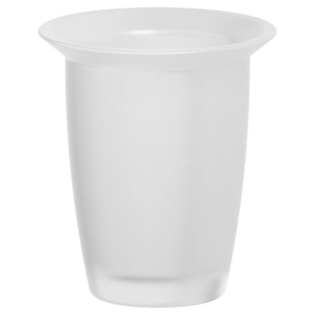 Toilet ruffs, matte glass, Artwelle