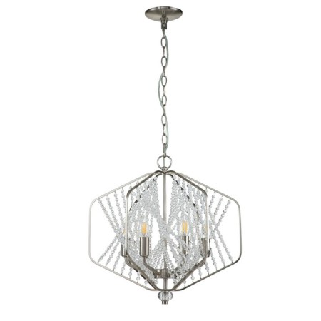 Suspended Indigo, 12004/6p Nickel. 6x40W, E14, 500x500x505/1300 mm-1