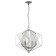 Suspended Indigo, 12004/6p Nickel. 6x40W, E14, 500x500x505/1300 mm