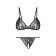 Erotic set of lace linen, OS size, black