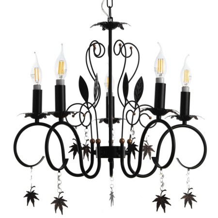 Batrice Causenge 5XE14 40W black and gold 56.5x56.5x48.5-105 cm Bayerlux-1