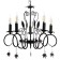 Batrice Causenge 5XE14 40W black and gold 56.5x56.5x48.5-105 cm Bayerlux
