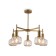 Freya FR5366CL-05BS Fero, 650x650x550 mm ceiling lamp, E14, 5x40W, brass color