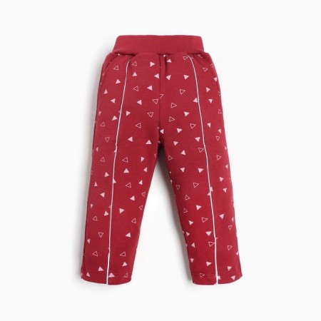 Pants for children, burgundy color, height 74cm