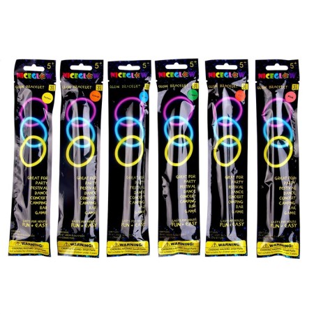 Neon stick "Bracelet", set of 3 pcs., Mix color-4
